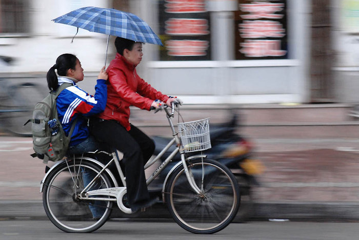 Riding in Rain