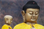 Yellow Robed Statues