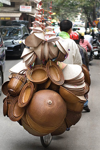 Basket and Hat Bike