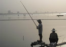 Fishing on West Lake