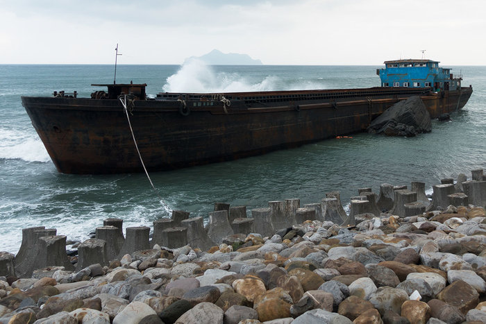 Beached Ship