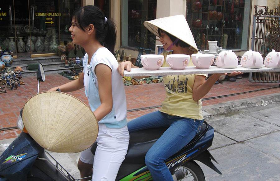Transporting Pottery